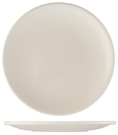 Set de 6 assiettes City à pain coupé en porcelaine fine de couleur blanche. Dimensions : Ø15 cm.