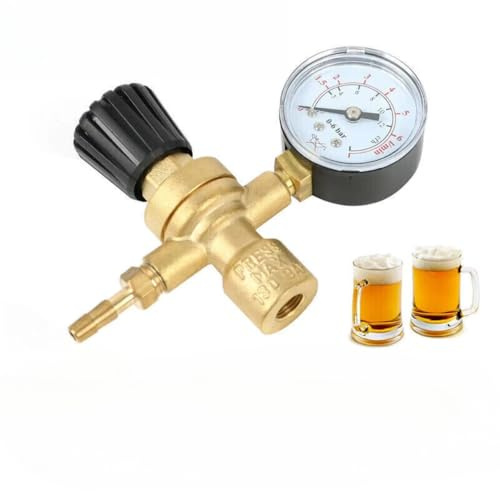EBILUN Miniature Gas Cylinder Regulator Suitable for Welding Pressure Instruments of Disposable Argon CO2 Cylinder Pressure reducers