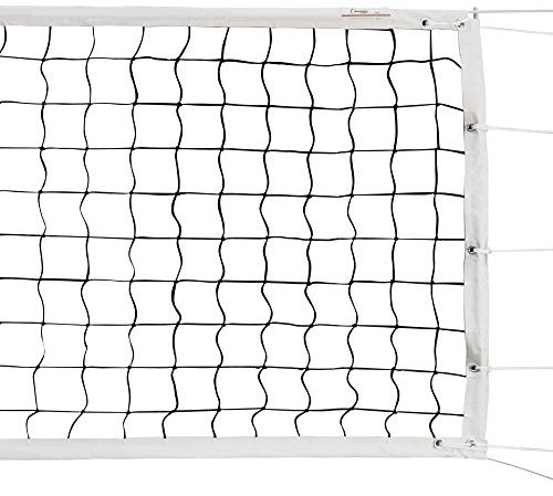 Champion Sports VN600 Volleyballnetze, offizielles Turnier- und Olympia-GröÃŸe, Turnier, 91 x 91 cm