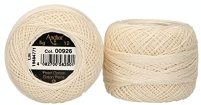 Anchor Perla, Grosor: 12, Longitud: 5G, Longitud: 56M 926 Hilos De Bordar