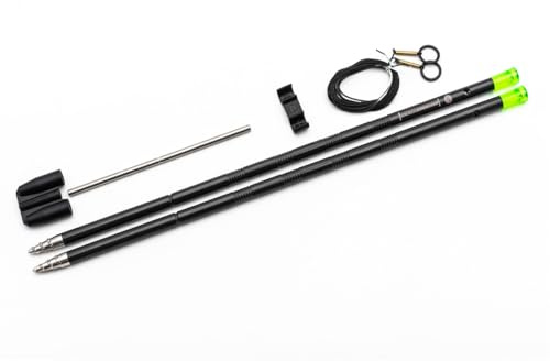 Korda Distance Stick, High Grade Aluminium, Precision Machined by JAG, Auger Point with 43 Cutting Teeth, Grooves Prevent Tangles, High Visibility Tops with Isotope Slot