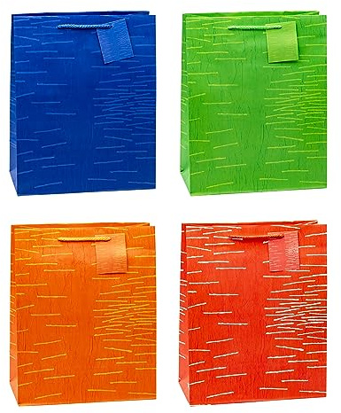 TSI Geschenktüten LAURA, 12er Packung, Größe: Groß (HxBxT 32 x 26 x 13,5 cm), Art. Nr. 85311