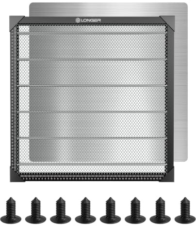 LONGER Plateau de travail nid d’abeille 500x500mm – Table en aluminium pour graveur et découpeur laser CO2 et diode – Dissipation thermique rapide et protection du support