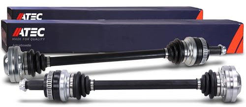 ATEC Germany 2x Arbre de transmission arrière gauche ; droite Arbre de transmission, Compatible avec BMW 1 (E81), 1 (E87), 1 Cabriolet (E88), 1 Coupe (E82), 3 (E90), 3 Coupe (E92), 3 Touring (E91)