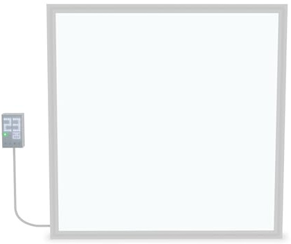 270W Plug-in Electric Panel Wall Heater Convection Radiant White Adjusting Thermostat 24h Timer Perfect for Rooms Up to 120 Sq Ft - 110-220V