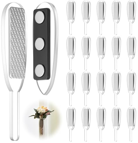 Colingmill Floral Boutonniere Magnets DIY Clip-on Boutonniere Pins Corsage Holder for Men Bride Groom Wedding Business Buttonhole Flowers Making Accessories