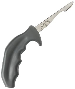 zyliss Shucker Paddy Coltello per Ostriche Professionale 7,9 cm, Apri Ostriche, Acciaio inossidabile, Protezione per le Dita, Manico in Plastica con Impugnatura a Pistola, Coltello per Frutti di Mare