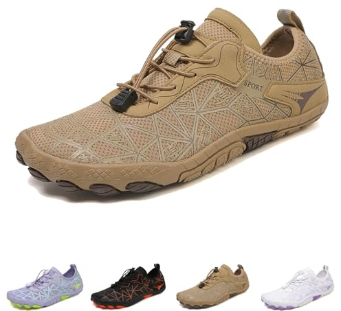 Hike Barefoot Shoes Women Men, Non Slip Wide Toe Minimalist Footwear, Waterproof Aqua Beach Hiking Water Sneakers