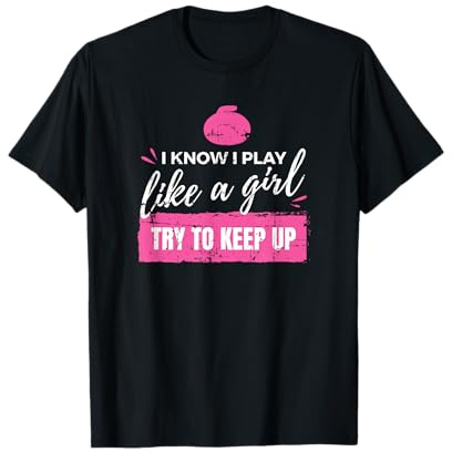 I Know I Play Like A Girl Ice Curling Sport Quote Curling T-Shirt