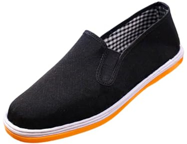 Yummsion Kung Fu Tai Chi Arts Martiaux Chaussures,Chaussures en Toile Femme Hommes,Chaussures Tai Chi,Unisexe,Confortable,Léger,Anti Slip,Chaussures conçues spécifiquement pour Le Tai Chi