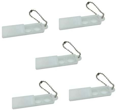 Porte-piles rechargeables pour appareils auditifs - Boîtier compact avec 2 chambres - Construction en polypropylène - Design résistant à la poussière - Conteneur de batterie auditive