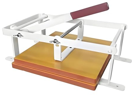 AiODiO Flatbed printmaking Machine, Linoleum Press,with Double Positioning Shaft Hole and 12X12 Inch Printing Plate, Suitable for Woodblock Ink, linoleu.