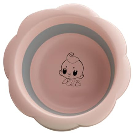 GALPADA Baby Foldable Washbasin, Collapsible Portable Wash Bowl for Kids, Large Capacity PP TPE Basin, Space-Saving Design for Bathing and Cleaning