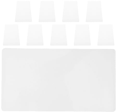HAPINARY Lot de 10 Tapis de Stylo D'impression 3d en Pvc Transparent 14x22 Cm, Planche de Dessin Pratique pour Garçon et Filles, Gabarit de Peinture 3d pour Arts Créatifs et Apprentissage