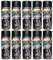LudwigLacke Standardspray 10 Lackspray Schwarz matt 400 ml je Spraydose