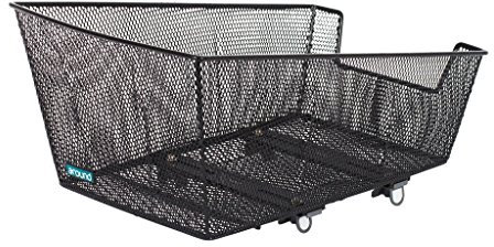 Winora Winora Around Unisex – Erwachsene Hinterradkorb-2128013000 Hinterradkorb, Schwarz, One Size