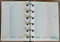 Ersatz Format Pocket 8 x 12 cm mit 6 Löchern Terminplaner Nachfüller Weekly Planner Organizer Pocket A7 (Unique Layout English)