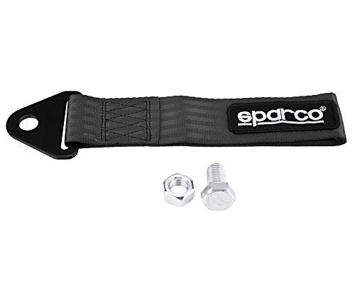 Mr2 Front Tow, Tow Strap Lashing Straps Universal Heavy Duty Tow Rope Replacement For Racing Car Replacement For Tow Hook Front And Rear (Black)