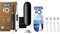 Oral-B iO Series 5 Plus Edition Elektrische Zahnbürste, matt black/quite white & iO Ultimative Reinigung Aufsteckbürsten, ultimative Zahnreinigung mit iO Technologie, 4 Stück