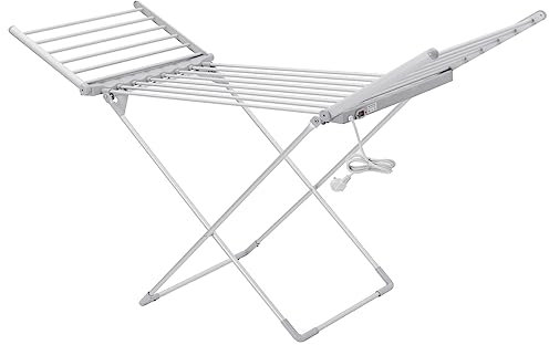 Gr8 Home Electric Heated Folding Airer Clothes Drying Horse Rack Dryer Washing Dry Laundry Stand