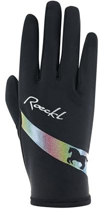 Roeckl Sports Reithandschuh KAPRIOLE, Kids&Youngst. Sommer Handschuh, Schwarz 5