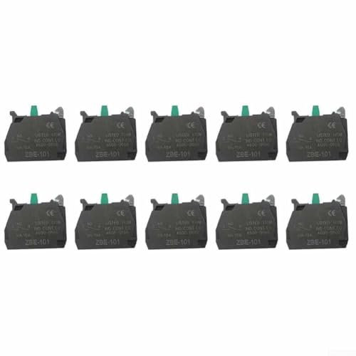 ZBE 101 Lot de 10 bornes de serrage à vis à contact unique, performance fiable, connexion facile