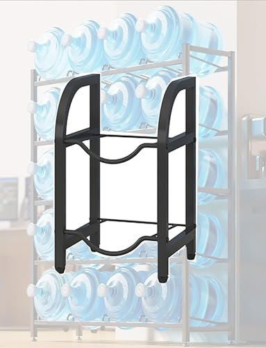 Estante for jarra enfriadora de agua, soporte for botella de agua de 5 galones, estante de almacenamiento con protección for el piso, soporte for jarra de agua desmontable for organización del hogar,