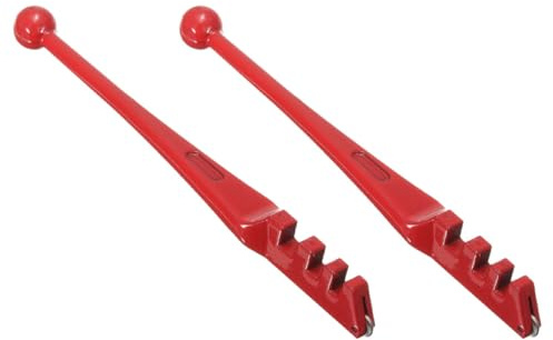 DOITOOL Cortador de Vidrio Portátil de Acero al Carbono Rueda de Tungsteno y Cobalto, 2 Piezas, Herramienta Multifunción para Cortar Vidrio, Azulejos y Cerámica, Uso Profesional