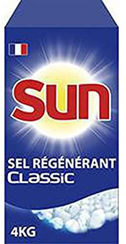 Sun Sel régénérant pour lave-vaisselle - La boîte de 4 x 1kg