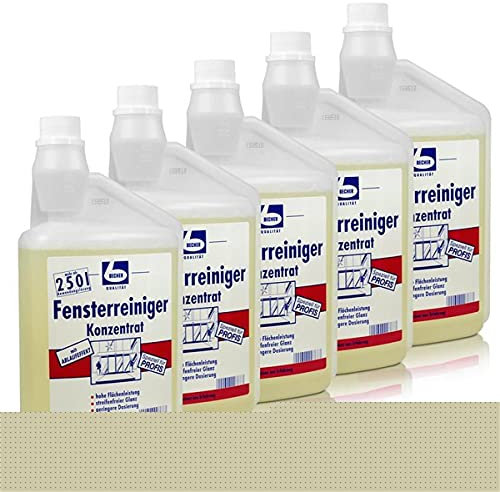 5x Dr. Becher Fensterreiniger Konzentrat 1 Liter