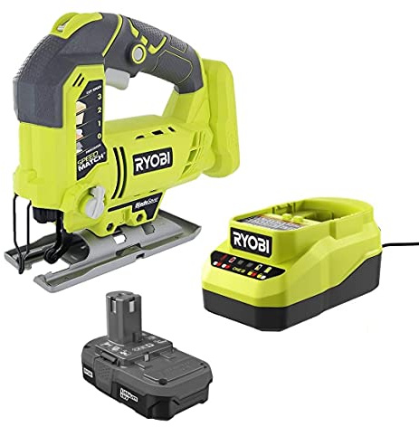 Ryobi 18 Volt Lithium-Ion Orbital Jig Saw Combo Kit with Battery and Charger (Bulk Packaged, Non-Retail Packaging)