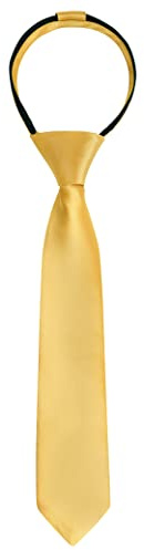 Alizeal Corbata Pre-atada con Goma Elástica,Ancho de 6cm, Color Sólido