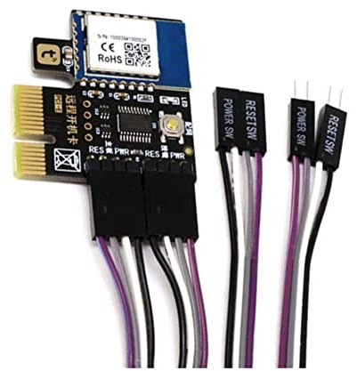 Giyofom A3 Tuya WiFi PC Power Switch Computer Desktop Avvio remoto Scheda Avvio Nero