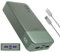 JUOVI Power Bank 20000mAh, 45W Caricatore Portatile Ricarica Rapida, PD QC 4.0 Batteria Esterna 4 Porte, con Display LED, caricabatterie portatile per MacBook, iPhone 15 14 13 Pro Samsung (Verde)