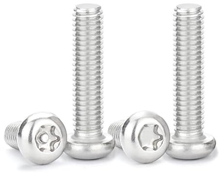 Tornillos Torx de cabeza plana Pernos de cabeza semicircular de acero inoxidable 304, 10 piezas, M5x30