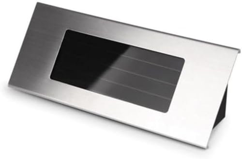 Lampe solaire pour numéro de maison, numéro de porte, éclairage solaire pour mur de plaque LED en acier inoxydable, pour portail, clôture, mur, cour pour rue, parc