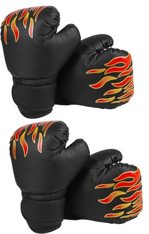 BESPORTBLE 2pares Guantes De Boxeo para Guantes De Boxeo De PU con Dibujos Animados para Entrenamiento De Sparring
