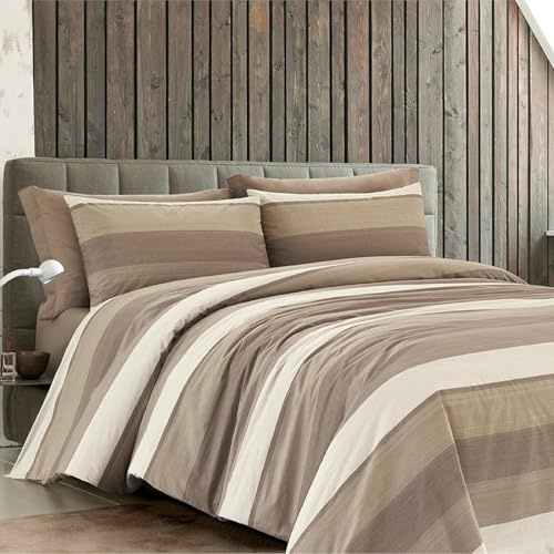 Dorian Home- Set Lenzuola Matrimoniale Cotone 100% Puro, Completo Lenzuola Matrimoniali Sopra 245x290, Lenzuolo con Angoli Sotto 180x200, Federe Cuscino Letto 50x80, Completo Letto Morbido Certificato