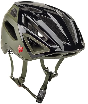 Fox Racing Unisex Crossframe Pro Mountain Bike Helmet, Olive Green, Large