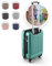 Easy Move ABS Hartschalenkoffer - Ergonomisch & Sicher - Kleiner Trolley Koffer mit 360° Rädern, Zahlen Schloss - Rollkoffer, Reisekoffer Klein (Silver Green, 54cm)