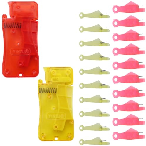 IKOPFLN 22 Piezas Enhebrador de Aguja Manual Enhebrador de Aguja Automático Boca de Pez Enhebrador de Ayuda para Coser a Máquina Proyectos de Costura y Artesanía