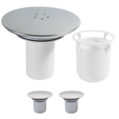 HJYDGJ Cubierta de desagüe de ducha, 2 unidades, tapa de desagüe de ducha, tapón antiolor, cubierta para desagüe de ducha, tapa de desagüe de ducha, tapa de desagüe de ducha