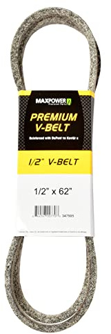 MAXPOWER | Courroies 347505, renforcé au kevlar, 1/2'' x 62'' - 4L620 - longueur extérieure L(a) 1580 mm