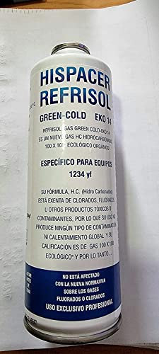 Gas para la recarga de sistemas de aire acondicionado. No fluorado