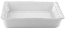Fuente de porcelana Gastronorm 2/3 blanca 32 x 35,5 x 6 cm