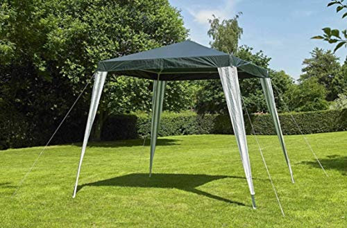 Tonnelle Pop Up 3 x 3 m verte imperméable pour terrasse exterieur, le soleil ou le barbecue pour votre jardin.