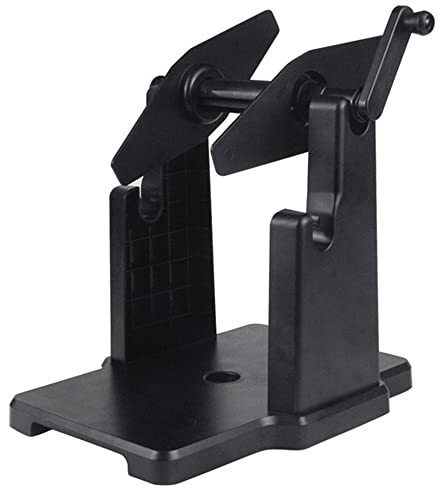 Hopbucan External Rolls Label Holder, 2 in 1 Fanfold Stack Paper Holder for Desktop Thermal Label Printer