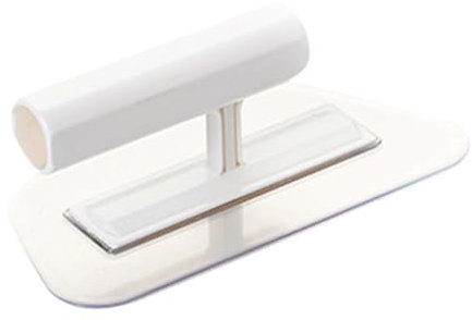 Folpus Cazzuola di Finitura in Plastica Poligonale Strumento di Costruzione Trasparente con Comoda Impugnatura per Intonacare