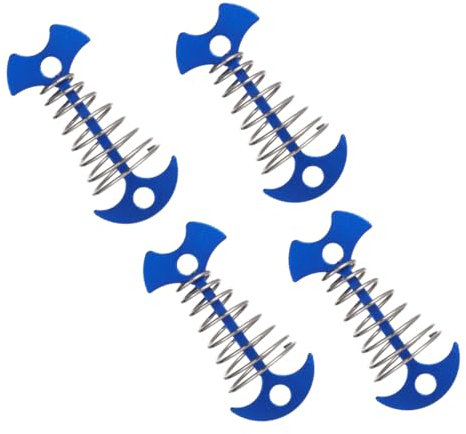 BESPORTBLE 4stücke Teiliges Fishbone Zeltheringe Aus Leichtem Robustem Material Mit Ergonomischem Federhaken Für Festen Halt Holz Und Hartböden Für Outdoor Camping Und Zeltbefestigung