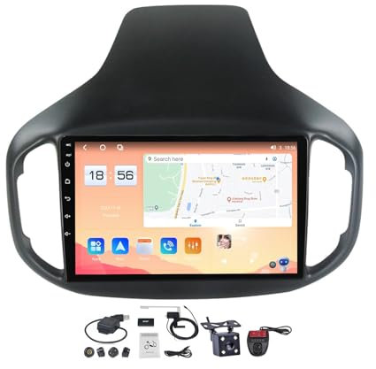 Generico Autoradio Android 12 da 9'' per Chery Tiggo 7 (2016-2020) - Ricevitore Audio 2 DIN da Incasso, Supporta CarPlay, Android Auto, Radio FM/AM, Controllo vocale, Navigazione